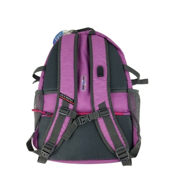 NEW OLYMPIA ADVENTURE TEAM WOODSMAN BACKPACK BOOKBAG 19" OUTDOOR DAYPACK - Picture 10 of 10